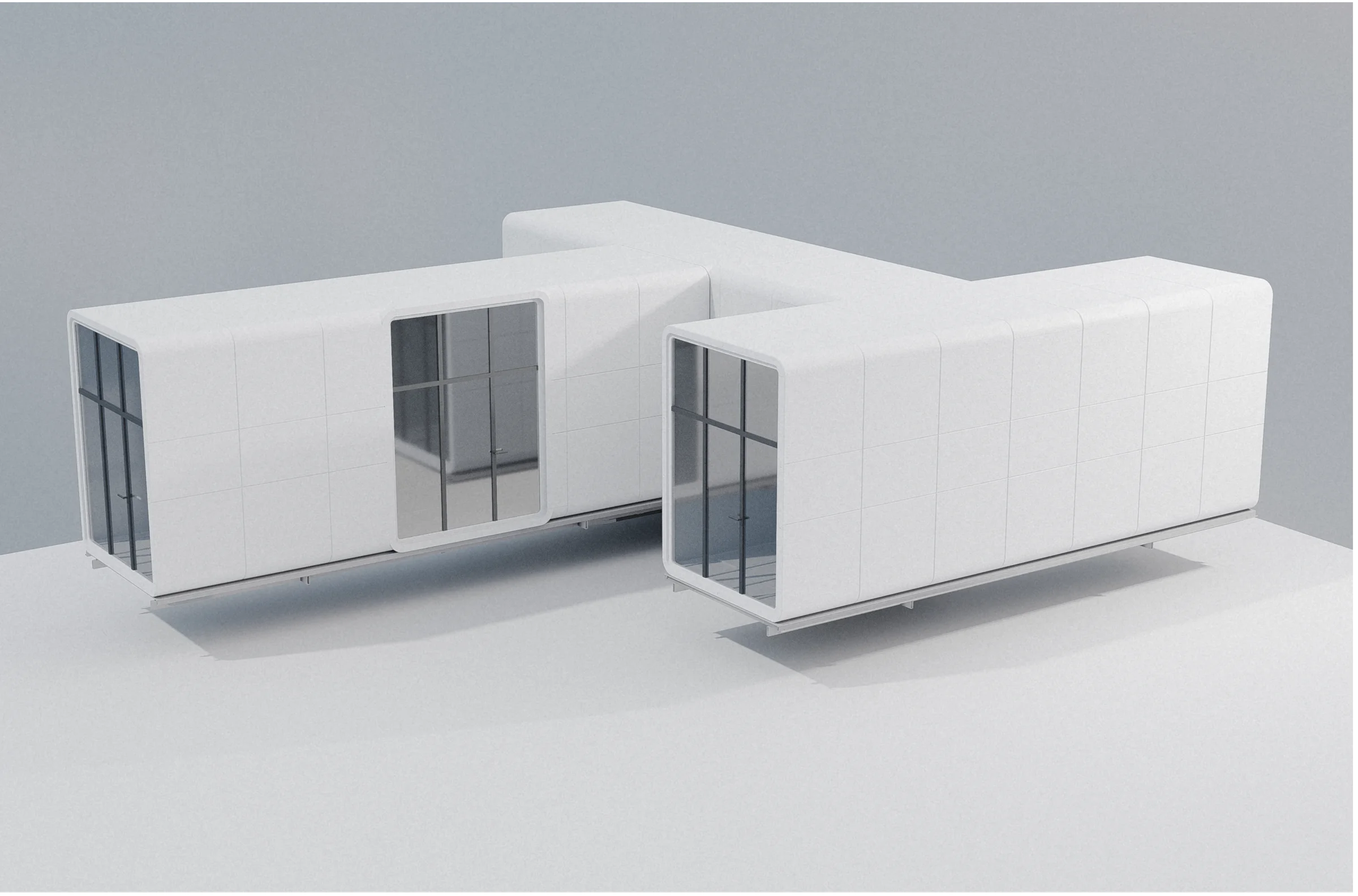 Zwei modular kombinierte NOVA-Einheiten